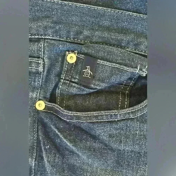 NWT Original Penguin Jeans Men's Size 31x32 Medium Vintage Wash - Picture 4 of 9